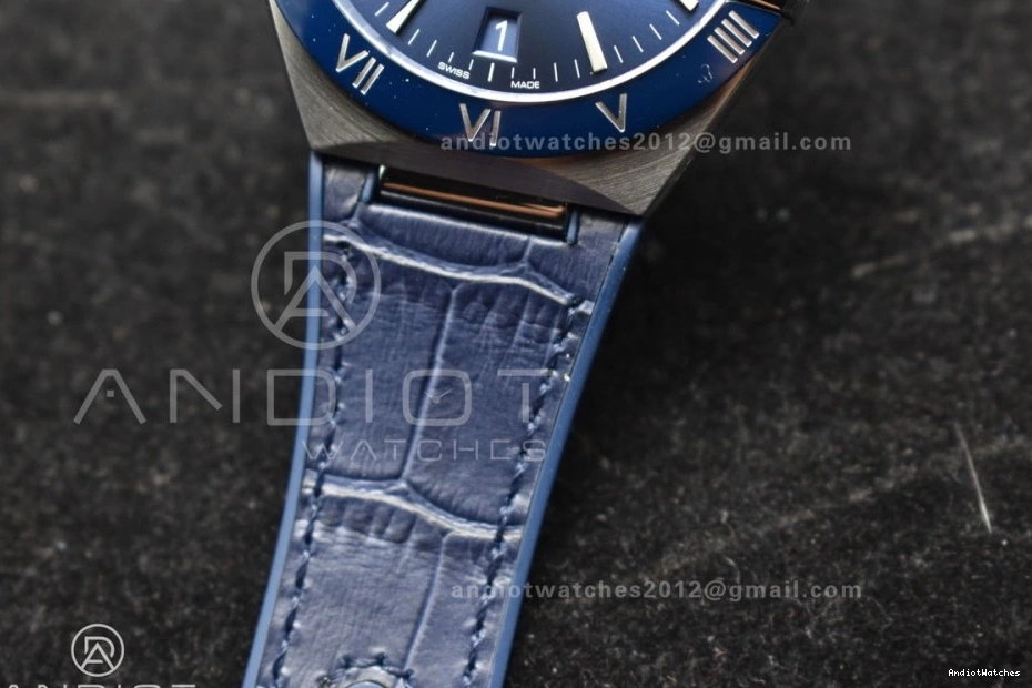 on Ceramic VSF Strap Gummy Blue Edition Clone Breathable 1:1 Blue Constellation A8900 SS 546 Blue Super Best Dial 0306